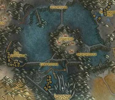 High Thane Jorfus Spawn Locations